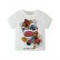 2021 childrens clothing wholesale Chinese style childrens summer short-sleeved T-shirt cotton lion dance dance