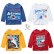 2021 childrens pullover bottoming shirt spring and autumn new cartoon boys long-sleeved T-shirt childrens clothing