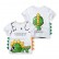 Factory direct childrens clothing 2021 new stereo dinosaur tops children short-sleeved T-shirt boys