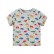 Childrens clothing 2021 summer new childrens clothing children full print dinner short-sleeved baby top short sleeve