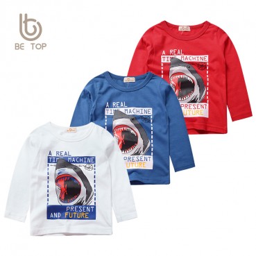 2021 childrens wear wholesale children pullover baby compained bottoming shirt spring and autumn new cartoon boys