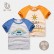 Factory direct childrens clothing 2021 new two sets two-piece cotton children short-sleeved T-shirt