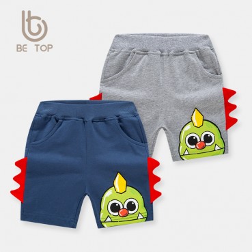 2021 summer summer new boys cartoon shorts baby pants children five pants dinosaur ostla