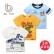 Summer Korean childrens short-sleeved T-shirt boys cotton three-piece childrens clothing 3 pieces of combination