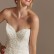 Beaded Bodice Sheer Lace Wedding Dress