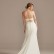 Beaded Bodice Sheer Lace Wedding Dress