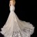 Beautiful fairy's long shawl lace trailing & luxurious satin wedding dress