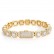 European and American hip -hop bracelets ice sugar chain vermiculite bracelet trendy personality fashion jewelry men's bracelet wholesale