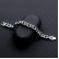 Hot -selling fashion trend hand ornaments European and American men's bike bracelet Personal hip -hop stainless steel locomotive chain jewelry