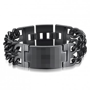 OPK Jewelry Factory Europe and the United States retro domineering men's titanium steel hand decoration hip -hop stainless steel bracelet wholesale