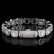 European and American hip -hop bracelets ice sugar chain vermiculite bracelet trendy personality fashion jewelry men's bracelet wholesale