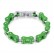 Jewelry Factory European and American Personalized Green Bicycles Stainless Steel Men's Hip Hop Bracelet Locomotive Chain