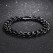 Jewelry factory hot -selling classic titanium steel coarse wide flat snake bone chain men's bracelet