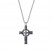 Jewelry source retro niche design cross pendant hip -hop street stainless steel necklace men