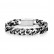 European and American fashion niche men's hip -hop hand decorated stainless steel coarse snake bone chain men's bracelet