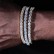 Tennis chain vermiculite bracelet trendy brand hip -hop copper plating 18K gold men's bracelet accessories wholesale