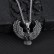 Titanium steel eagle pendant punk necklace retro trendy men's stainless steel cast eagle pendant