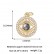 14k Micro inlaid Color Zirconium Eye Pendant Accessories Horus Eye Heart shaped DIY Necklace Earrings Pendant