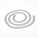 Oval chain men and women versatile hip-hop stainless steel necklace six sided titanium steel lock chain sweater chain street accessories wholesale