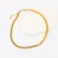 Simple temperament, female original design, niche flat snake bone splicing, six sided grinding necklace, collarbone chain, 2023 new trend