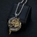 Vintage Jewelry Titanium Steel Gold Plated Nordic Viking Wolf Head Pendant Necklace