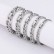 Retro Double Weaving Six sided Grinding Bracelet Titanium Steel Jewelry European and American Style Stainless Steel Jewelry Buckle Necklace Foreign Trade New Style