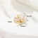 Simple and high-end color zirconia butterfly pendant DIY jewelry necklace bracelet 14K accessories wholesale