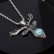 Titanium Steel Casting Deer Pendant Necklace Stainless Steel 304 Casting Fashion Accessories Retro Style Necklace Deer Head