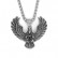 Titanium steel eagle pendant punk necklace retro trendy men's stainless steel cast eagle pendant