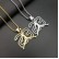 Hip hop Street Basketball Jewelry Stainless Steel Gold Plated Diamond Set Flying Man Dunk No. 23 Pendant Necklace