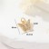 Simple and high-end color zirconia butterfly pendant DIY jewelry necklace bracelet 14K accessories wholesale