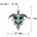 European and American Titanium Steel Casting Eagle Pendant Necklace Stainless Steel 304 Casting Fashion Accessories Retro Style Necklace Eagle Head