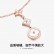 New 18K gold four leaf clover necklace for women, versatile and high-end, without fading color. Titanium steel niche, light luxury style collarbone chain