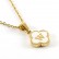 New Clover Pendant Stainless Steel 18K Gold Necklace Ins Style European and American Simple Shell Letter Clavicle Chain Necklace