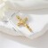 14K Micro inlaid Zircon Cross Dragonfly Elephant Bracelet Necklace Pendant Personalized Accessory