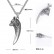 Vintage Wolf Head Titanium Steel Necklace Wholesale Titanium Steel Jewelry Manufacturer Spot Wholesale