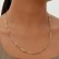 Clip chain gold-plated cross necklace, versatile stainless steel necklace, minimalist women's fashion accessories, source: paperclip chain