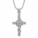 316 stainless steel gold-plated full diamond delicate snake plate cross pendant street dance rap outfit pendant